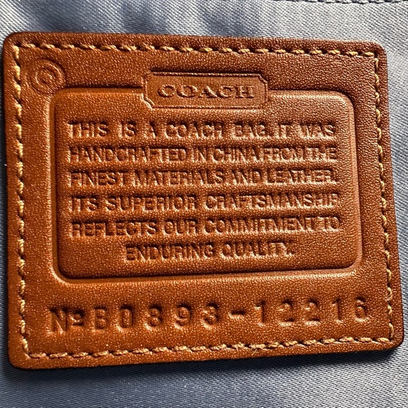 Coach Vintage Y2K Patchwork Turnlock Denim Shoulder Bag - Picture 9 of 9